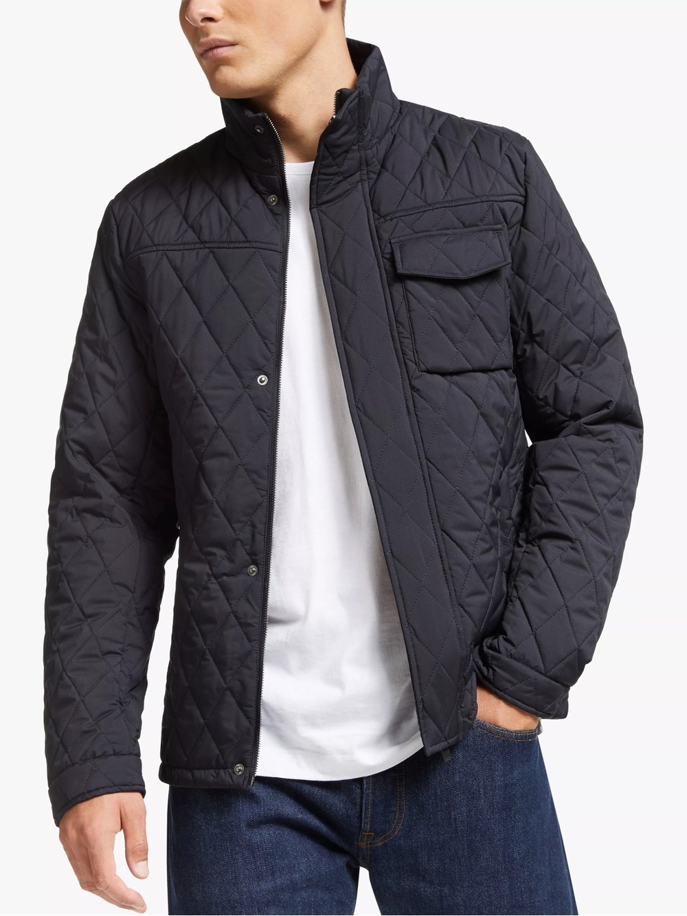 Scotch & Soda Quilted Black Lightweight Jacket NWNT